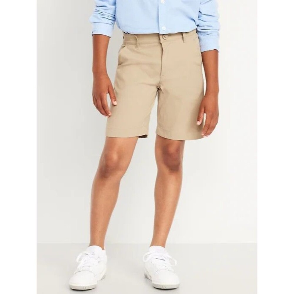 School Uniform Quick-Dry Tech Knee Length Shorts for Boys Size 16 Old Navy